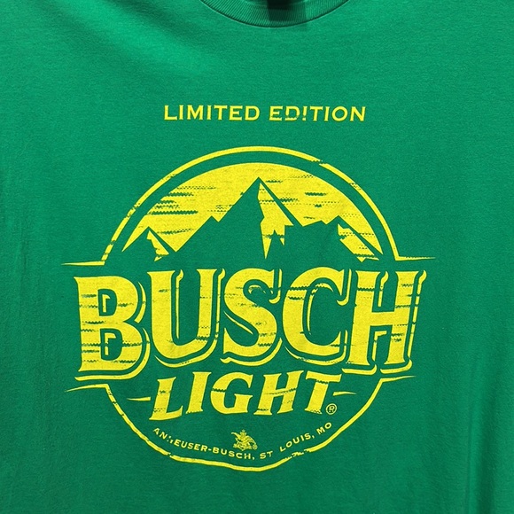 NWOT-Hanes Busch Light Limited Edition T-Shirt - Picture 2 of 4
